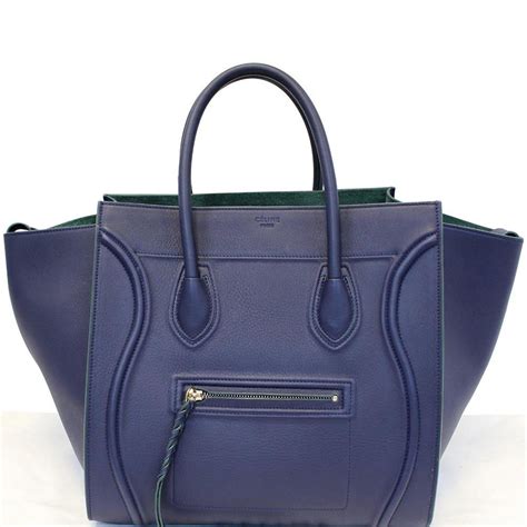 Phantom leather tote Celine Navy in Leather 